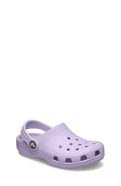 Crocs Kids' Classic Clog Sandal In Lavender