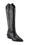 Marc Fisher Ltd Roselle Western Boot In Black 01