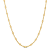 Amour Beaded Chain Necklace In 18k Yellow Gold Plated Sterling Silver In Yellow