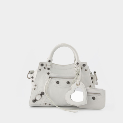 Balenciaga Neo Cagole Xs Crossbody -  - Optic White - Leather