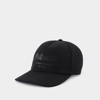 ALEXANDER MCQUEEN BLACK GRAFFITI CAP