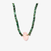 Jia Jia 14k Yellow Gold Emerald Quartz Pendant Necklace In Gold