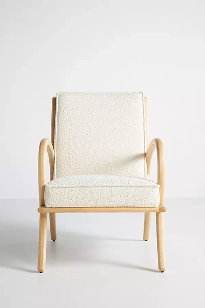 Anthropologie Myla Occasional Chair In Beige