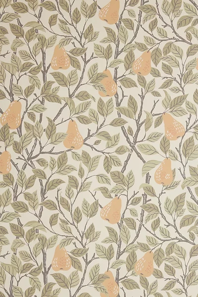 A-street Prints Pirum Pear Wallpaper In Yellow