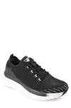 Vance Co. Men's Curry Knit Walking Sneakers In Black