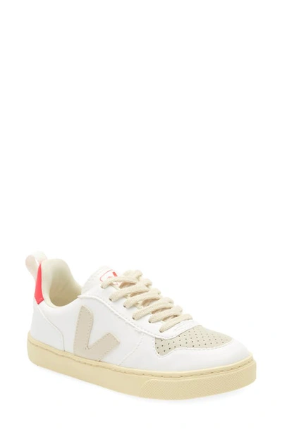 Veja Kids' Eco Leather Sneakers In White