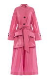 Biyan Women's Raymona Taffeta Trench Coat In Pink,brown