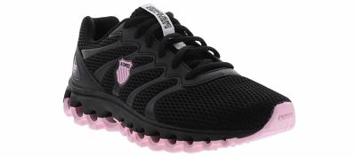 Pre-owned K-swiss Tubes Comfort 200 Women's Sneakers Medium & Wide In Black / Pink