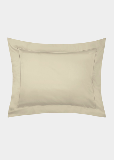 Sferra Fiona Euro Sham, 26"sq. In Oat