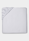 Sferra Fiona California King Fitted Bottom Sheet, 72" X 84" X 17" In Crocus