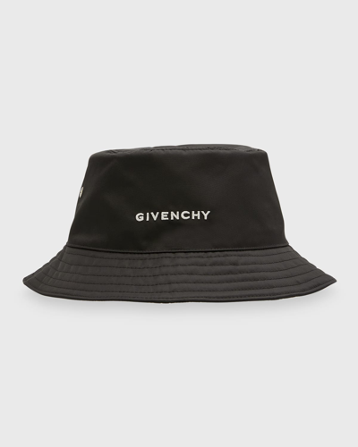 Givenchy Logo Bucket Hat In Nero