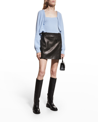 Naadam Layered Rib-knit Cashmere Sweater In Sky