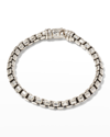 DAVID YURMAN MEN'S BOX CHAIN BRACELET IN SILVER, 5MM