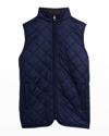PETER MILLAR BOY'S ESSEX QUILTED YOUTH VEST