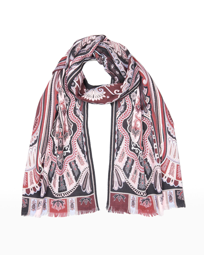 Etro Paisley Sciarpa Shaal Scarf In Multi ModeSens