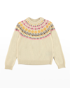 MOLO GIRL'S GRETCHEN SMILEY KNIT SWEATER