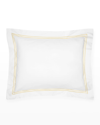 Sferra King New Resort Sham In White/banana