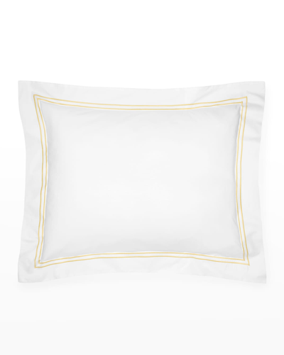 Sferra King New Resort Sham In White/banana