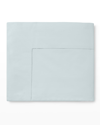 Sferra Full/queen Percale Flat Sheet In Ice