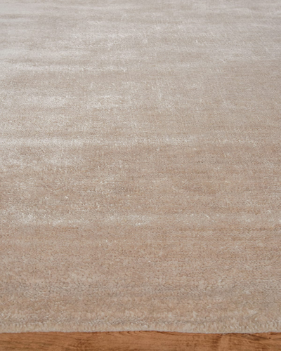 Exquisite Rugs Crescent Hand-knotted Rug, 10' X 14' In Light Beige