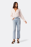 Joie Cecarina Ruched Bell-sleeve Tassel Top In Pink