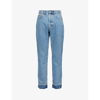 VALENTINO RELAXED-FIT STRAIGHT-LEG MID-RISE JEANS
