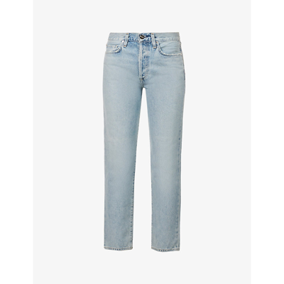 Goldsign Harper Straight-leg Mid-rise Jeans In Ridgeway