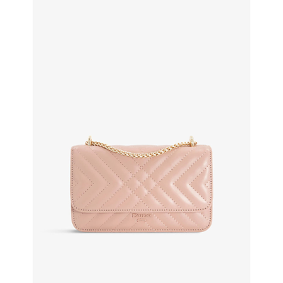Dune Edorchie Quilted Faux-leather Shoulder Bag In Blush-synthetic
