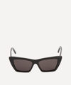 Saint Laurent Cat-eye Acetate Sunglasses In Black
