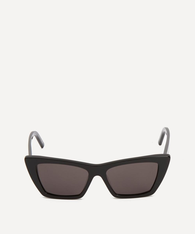 Saint Laurent Cat-eye Acetate Sunglasses In Black