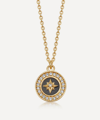ASTLEY CLARKE ASTLEY CLARKE 18CT GOLD PLATED VERMEIL SILVER POLARIS BLACK ONYX PENDANT NECKLACE