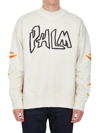 Palm Angels Sweatshirt In Beige