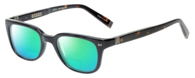 Pre-owned John Varvatos V343 Unisex Polarized Bi-focal Sunglasses Choose Gloss Black 47 Mm
