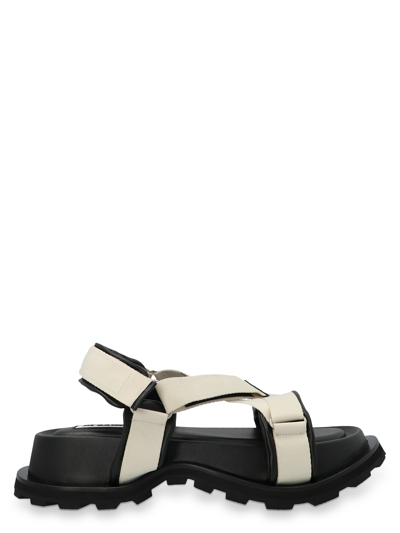 Jil Sander Sandals - Recycled Webbing 101 Bianco In White