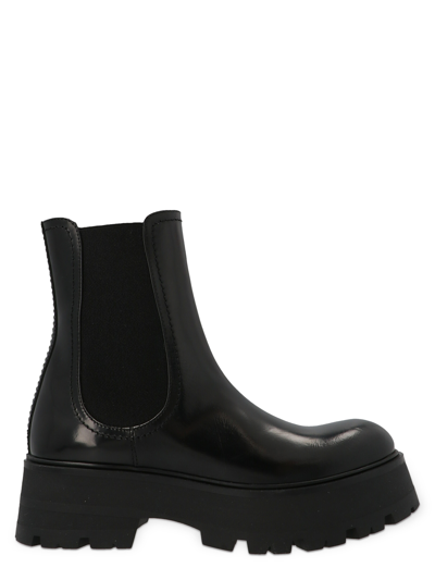 Alexander Mcqueen 'rave' Chelsea Boots In Black