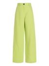 Msgm Eco-friendly Fabric Trousers In Green