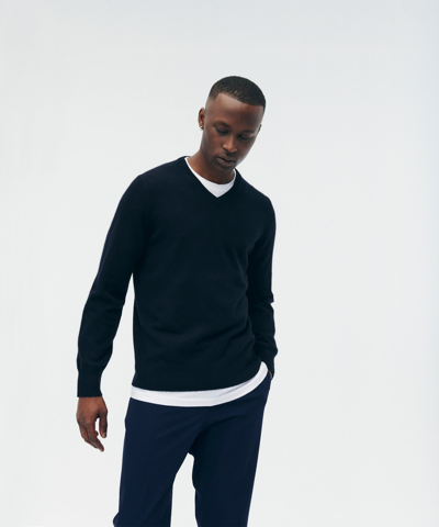 Naadam The Original Cashmere V-neck Sweater Men's In Navy