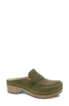 Dansko Bel Loafer Mule In Green