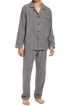 Majestic Citified Cotton Pajamas In Light Charcoal