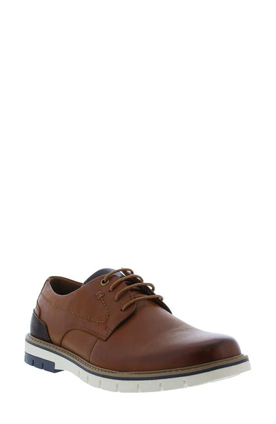 English Laundry Bruce Leather Derby In Cognac