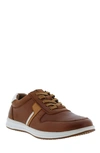 English Laundry Brady Perforated Sneaker In Cognac