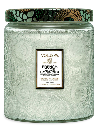 Voluspa French Cade Lavendar Luxe Jar Candle In Lavender