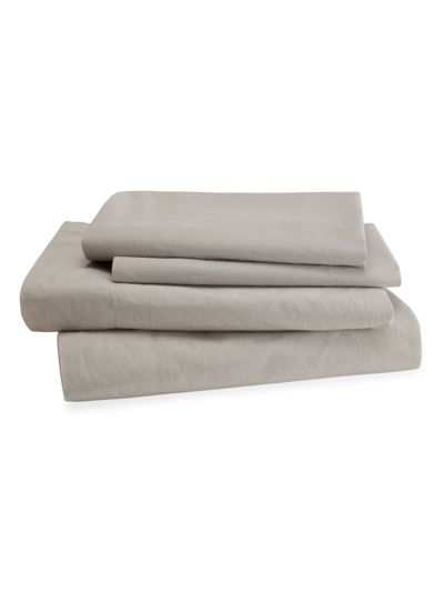 Kassatex Lorimer King Fitted Sheet In Dolphin Grey