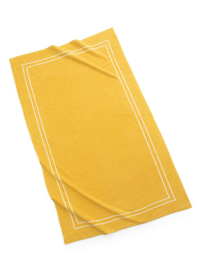 Kassatex Amalfi Beach Towel In Yellow