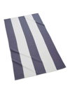 Kassatex Block Stripe Beach Towel In Indigo White