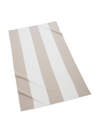 Kassatex Block Stripe Beach Towel In Linen White