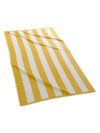 Kassatex Cabana Stripe Beach Towel In Yellow