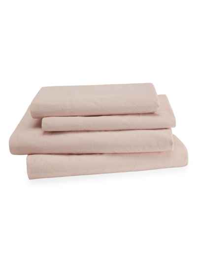 Kassatex Lorimer Bedding Flat Sheet In Dusty Rose