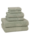 Kassatex Hammam Cotton 6-piece Towel Set In Misty Sage