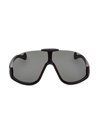 Moncler Visseur Sunglasses In Shiny Black